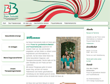 Tablet Screenshot of praxisbb.de